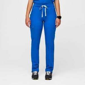 Figs High Waisted Yola Skinny Scrub Pants in Royal Blue Size XS